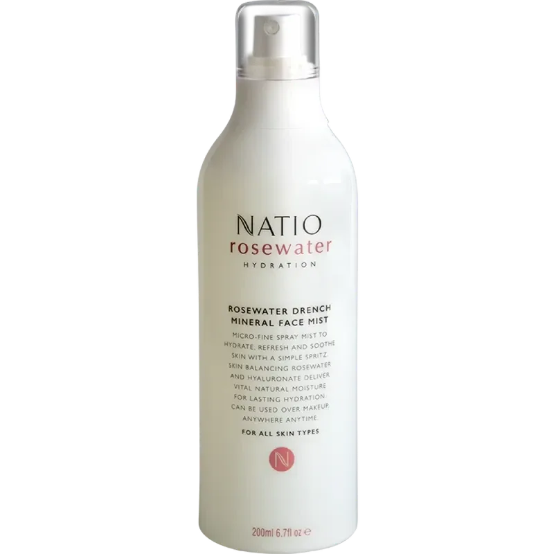 Natio 娜迪奥 玫瑰系列保湿补水喷雾200ml 天然保湿补水 保湿护理焕亮