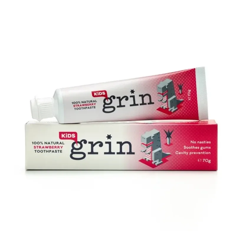 Grin 格润 儿童草莓味牙膏 70g