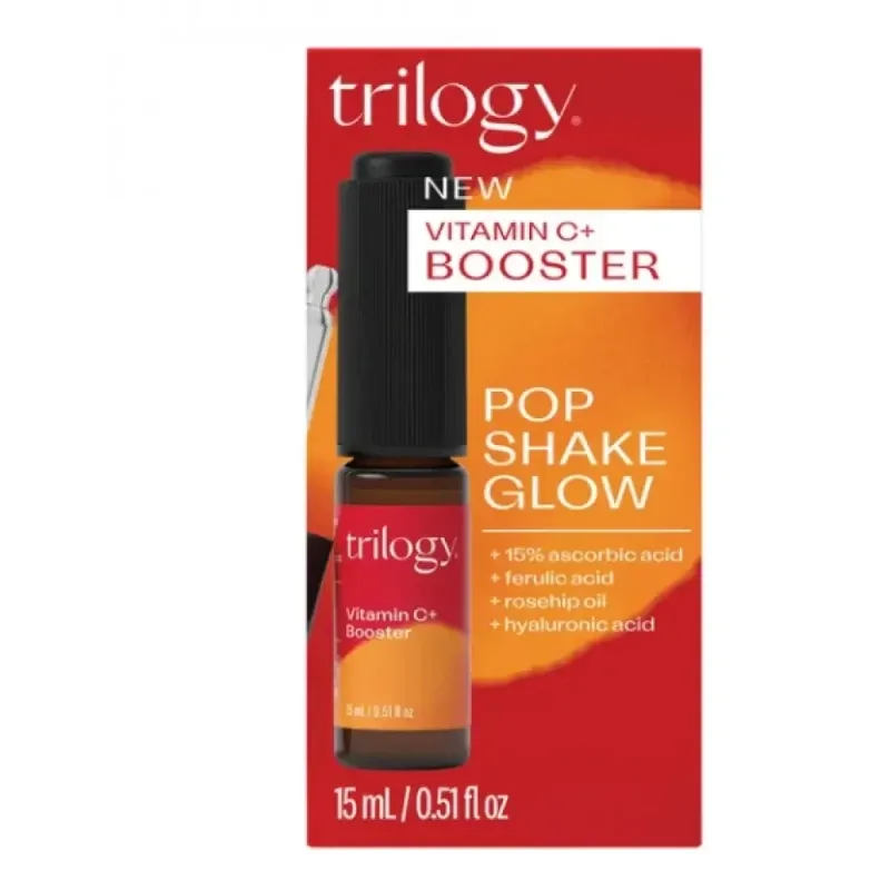 Trilogy Pop Shake Glow Vitamin C+ Booster 趣乐活维他命C+激活亮白精华 15ml【保质期2029/06】