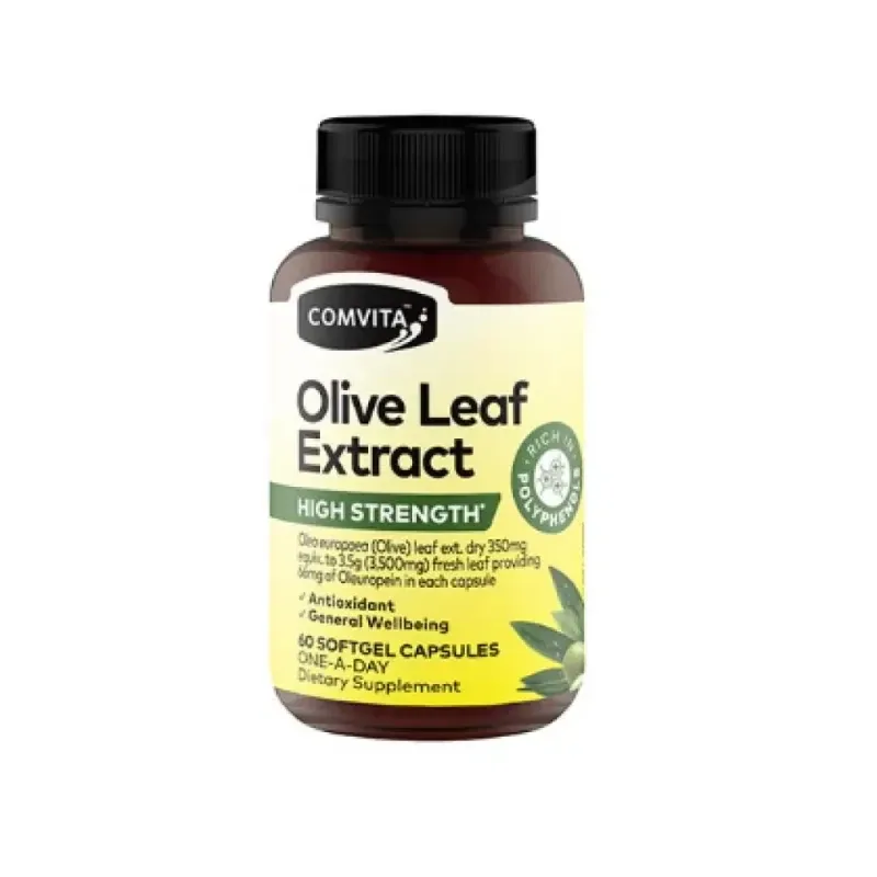 Comvita Olive Leaf Extract High Strength 康维他橄榄精华胶囊（强效）60粒【保质期2029.03】