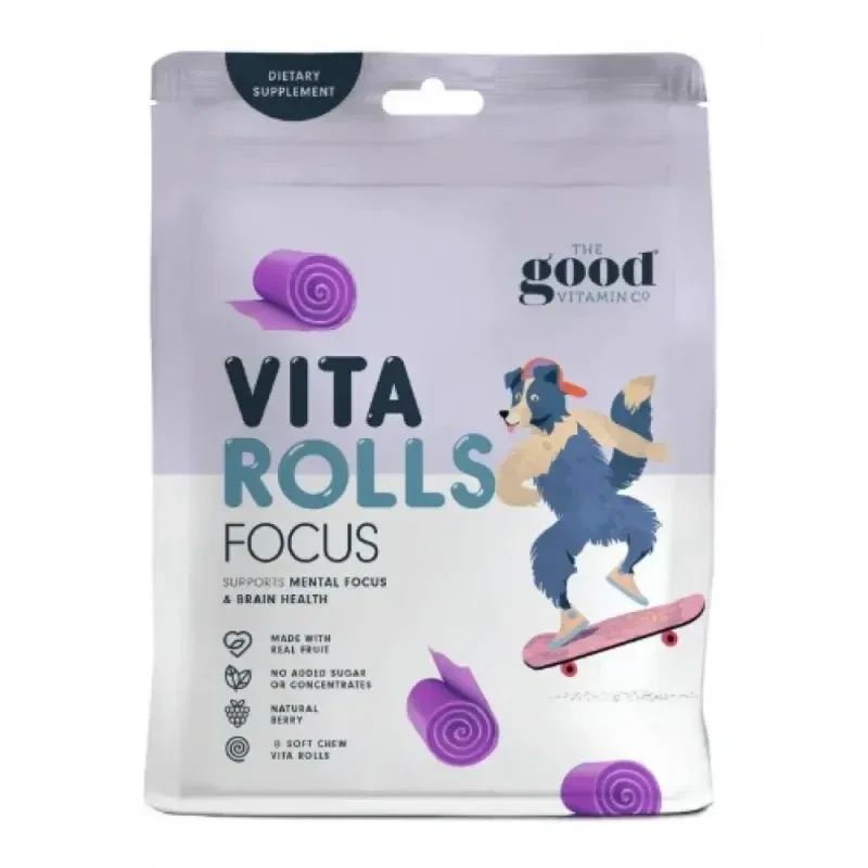 The Good Vitamin Co Vita Rolls Focus 水果卷 专注力 8个【保质期2027.12】