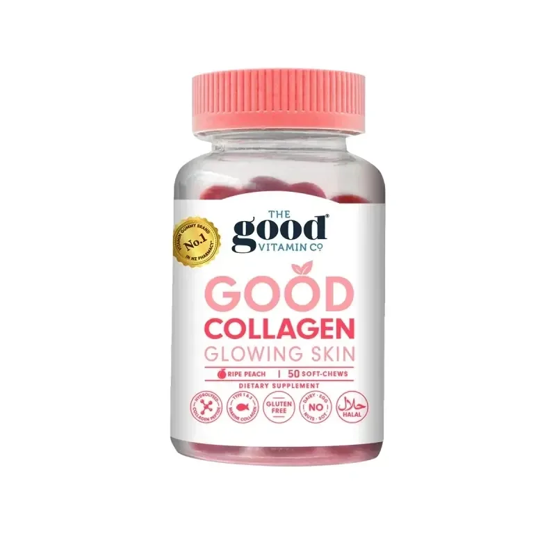 The Good Vitamin Co Good Collagen Glowing Skin 深海胶原蛋白肽软糖 50粒【保质期2027.08】