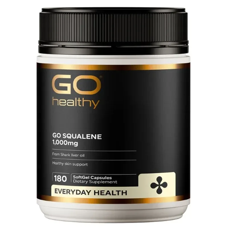 GO Healthy 高之源 天然角鲨烯1000mg 180粒【保质期2028.01】