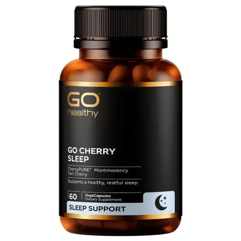 GO Healthy 高之源 樱桃睡眠胶囊 60粒【保质期2029.02】