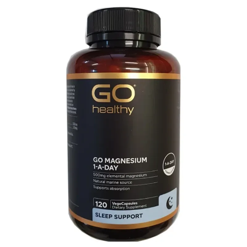 GO Healthy 高之源 Magnesium 镁 500mg 120粒【保质期2028.01】