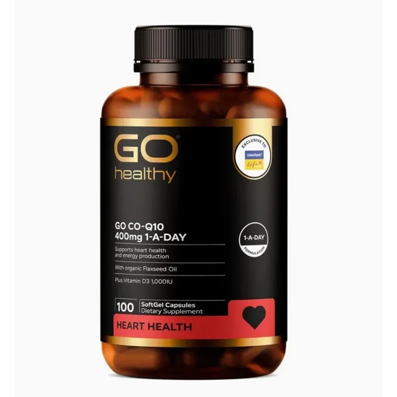 GO Healthy 高之源 心脏辅酶COQ10 400mg 100粒（强效补充型）【保质期2028.12】