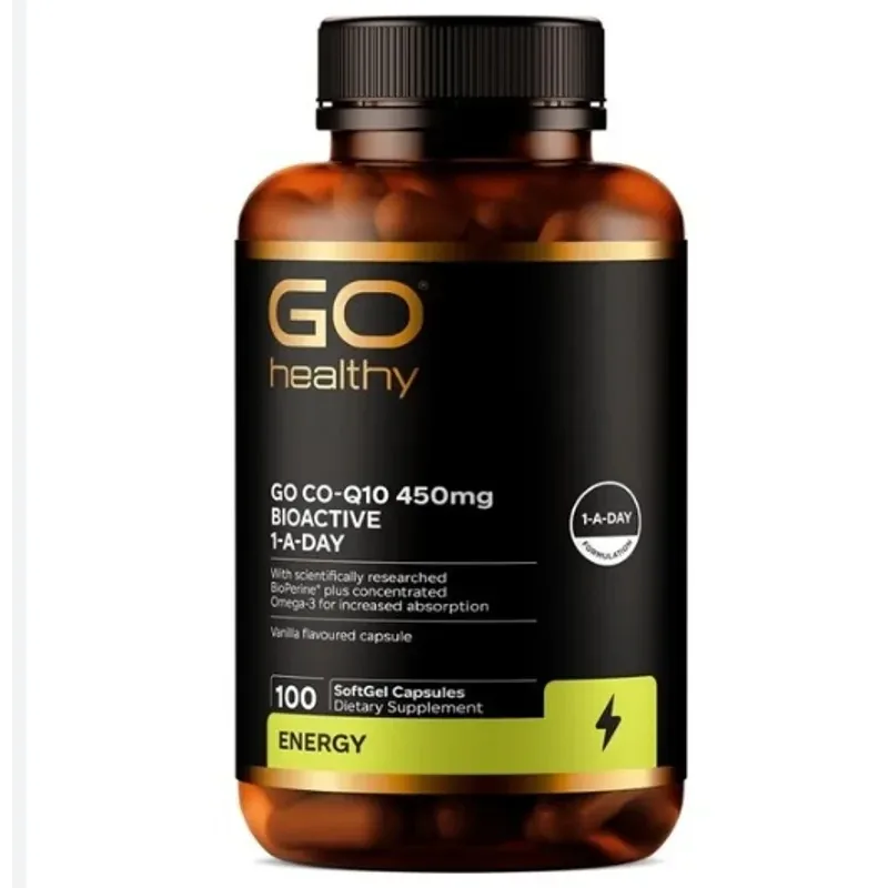 GO Healthy 高之源 超高含量辅酶 450mg 100粒（强效补充型）【保质期2029.04】