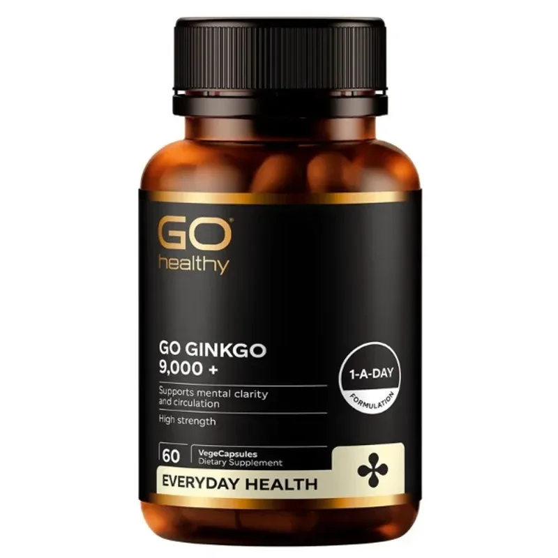 GO Healthy 高之源 银杏精华 9000mg 含量60粒【保质期2028.12】