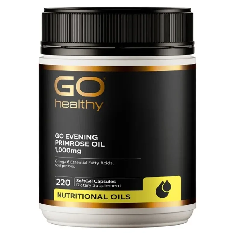 GO Healthy 高之源 月见草油 1000mg 220粒【保质期2029.03】
