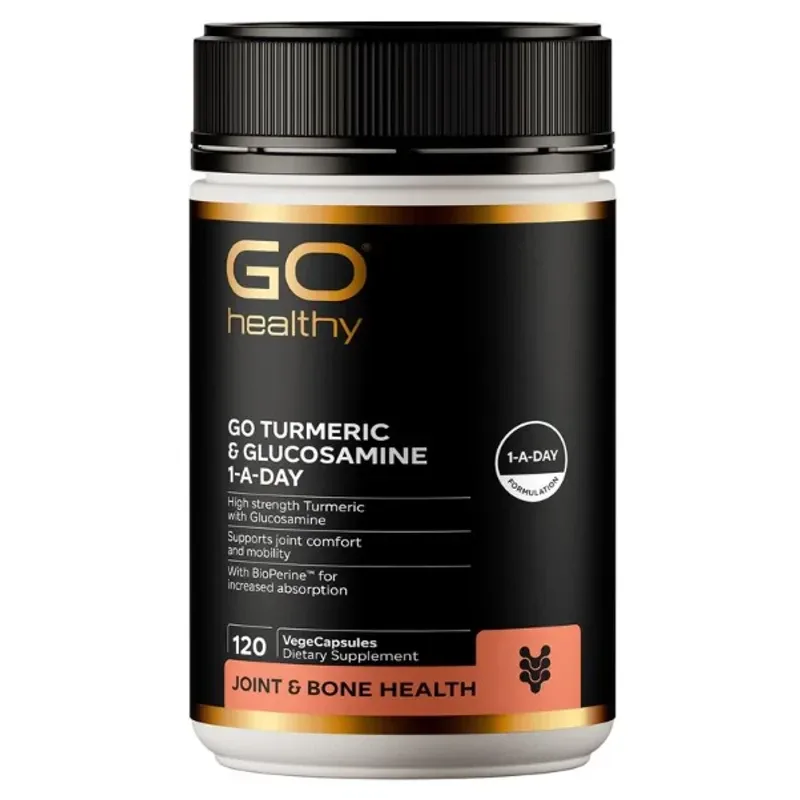 GO Healthy 高之源 姜黄素+葡萄氨糖关节灵 120粒【保质期2028.09】