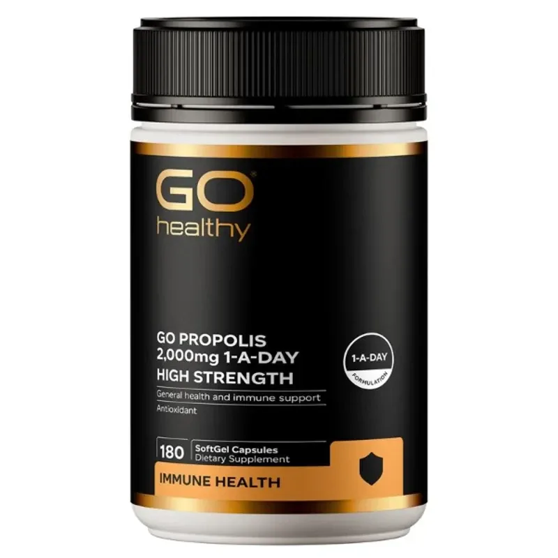 GO Healthy 高之源 蜂胶胶囊 一天一粒 2,000mg 180粒【保质期2028.06】