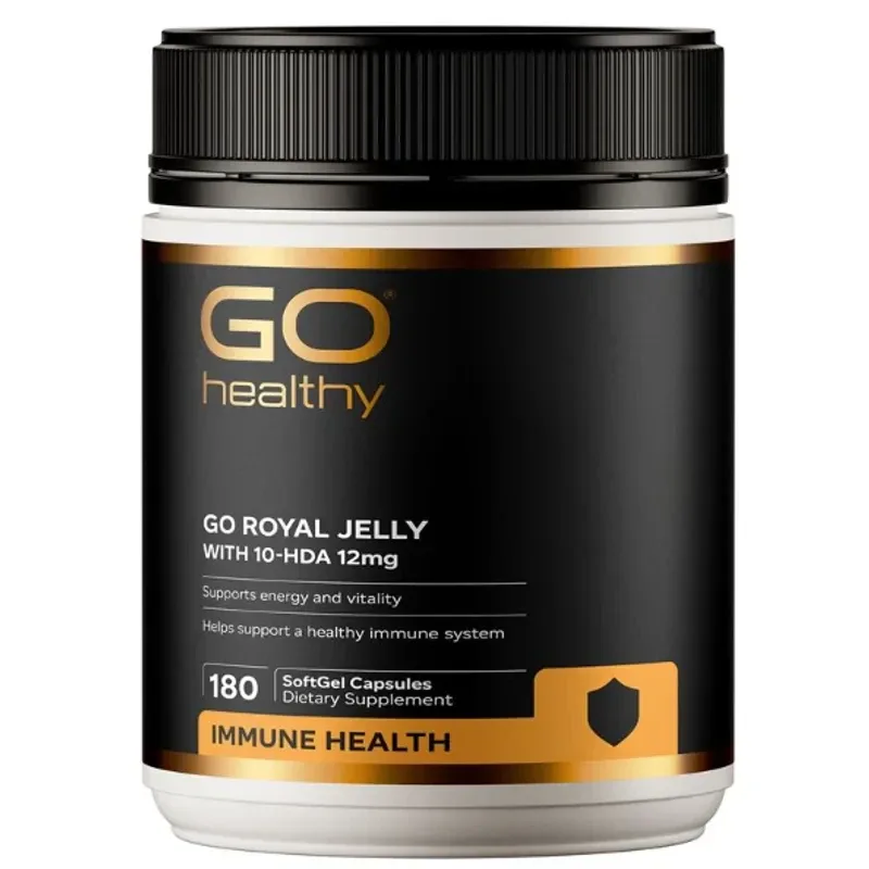 GO Healthy 高之源 天然蜂皇浆+DHA 胶囊180粒【保质期2028.09】