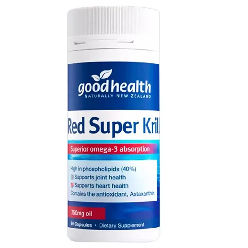 Good Health 好健康 红磷虾油胶囊虾青素1000mg 60粒【保质期2027.08】