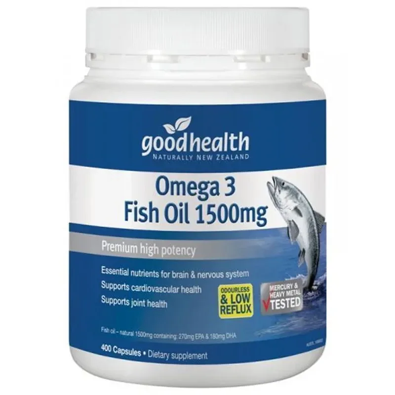 Good Health 好健康 深海鱼油1500毫克 400粒【保质期2029.07】