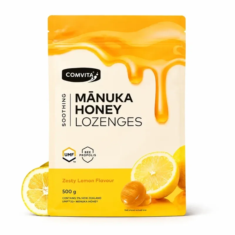 Comvita 康维他蜂胶喉糖蜂胶糖500g 柠檬味【保质期2029.08】
