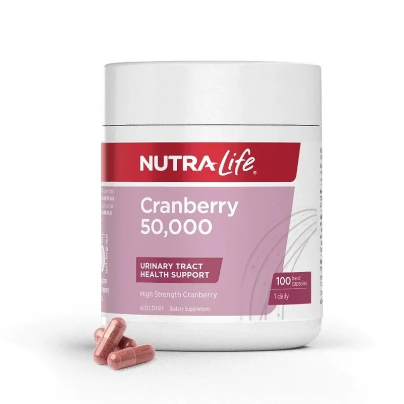 Nutra-Life 纽乐 蔓越莓胶囊50000mg 100粒【保质期2028.09】