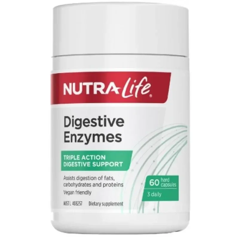 Nutra-Life 纽乐 植物消化酶酵素 60粒【保质期2028.02】