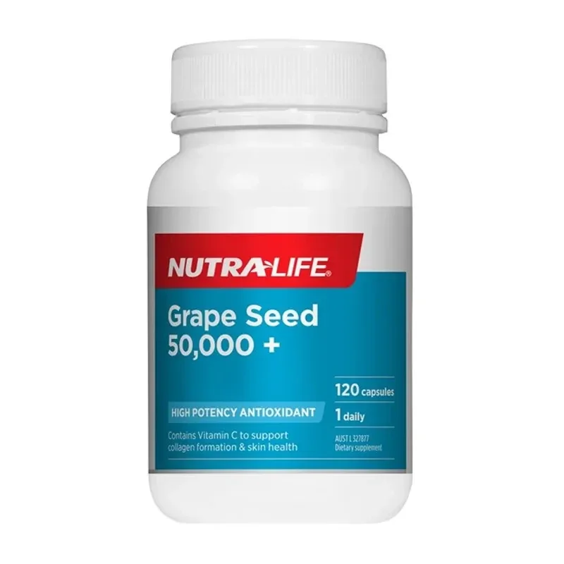 Nutra-Life 纽乐 葡萄籽高含量50000 120粒【保质期2027.02】