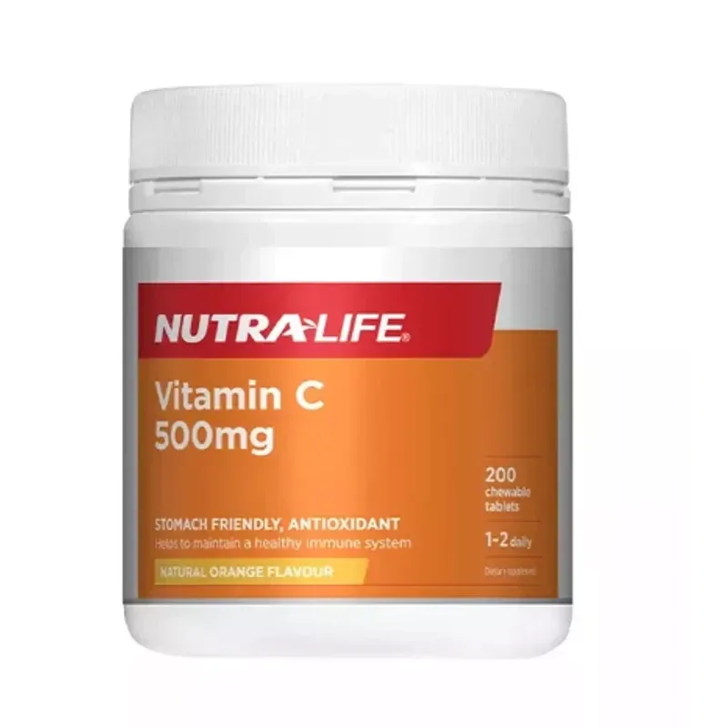 Nutra-Life 纽乐 500毫克维生素C咀嚼片 200片【保质期2028.06】