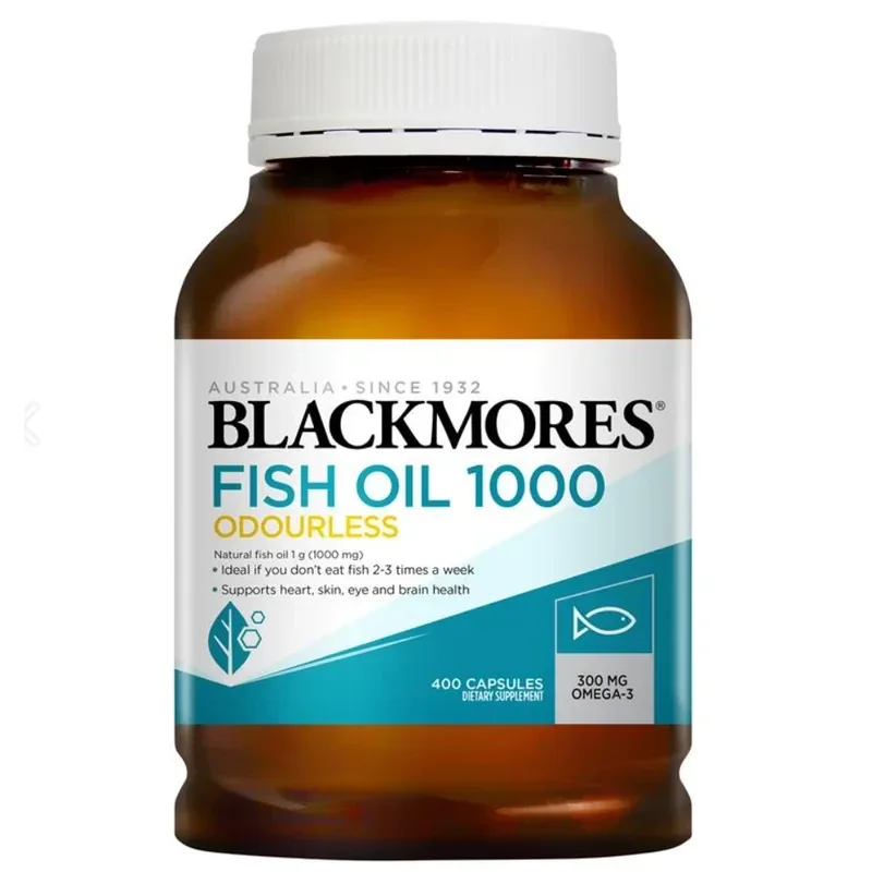 Blackmores 澳佳宝 无腥味深海鱼油1000mg 400粒【保质期2028.08】