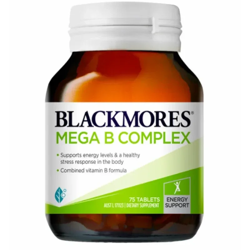 Blackmores 澳佳宝 MEGA B COMPLEX 75片【保质期2027.09】