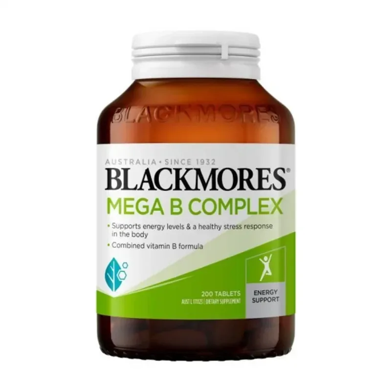 Blackmores 澳佳宝 Mega B 高能复合维生素B族 200片【保质期2027.08】