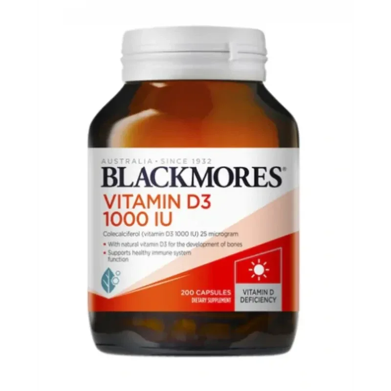 Blackmores 澳佳宝 维他命D3胶囊1000IU 200粒【保质期2028.07】