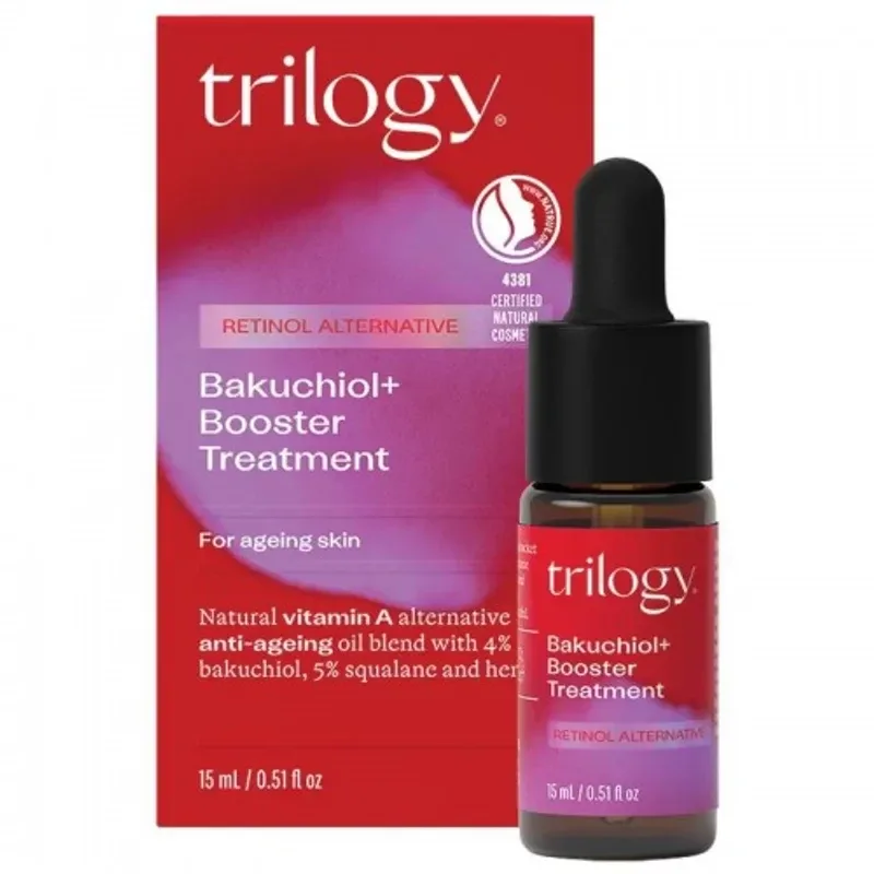 Trilogy 趣乐活 Bakuchiol+ Booster Treatment 15ml 小紫精华液 15ml【保质期2028.09】