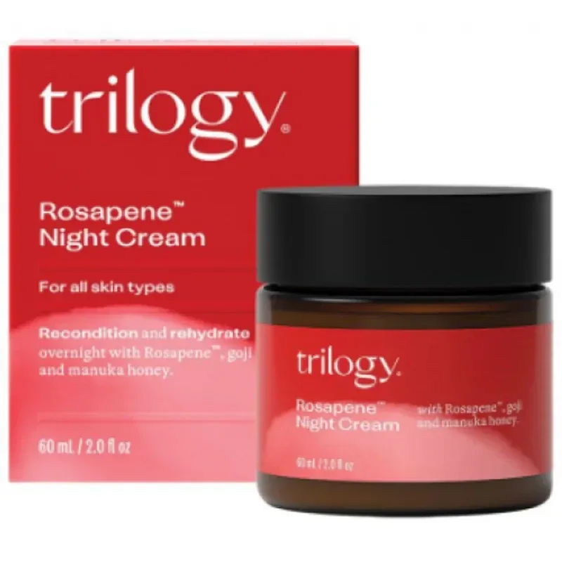 Trilogy 趣乐活 Rosapene Night Cream 60ml 滋润晚霜【保质期2028.11】【规格：27.02临期特价】