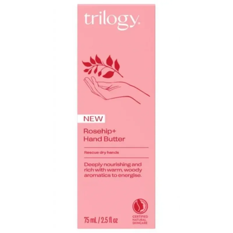 Trilogy 趣乐活 Rosehip+ Hand Butter 玫瑰果护手霜 75ml【保质期2028.08】