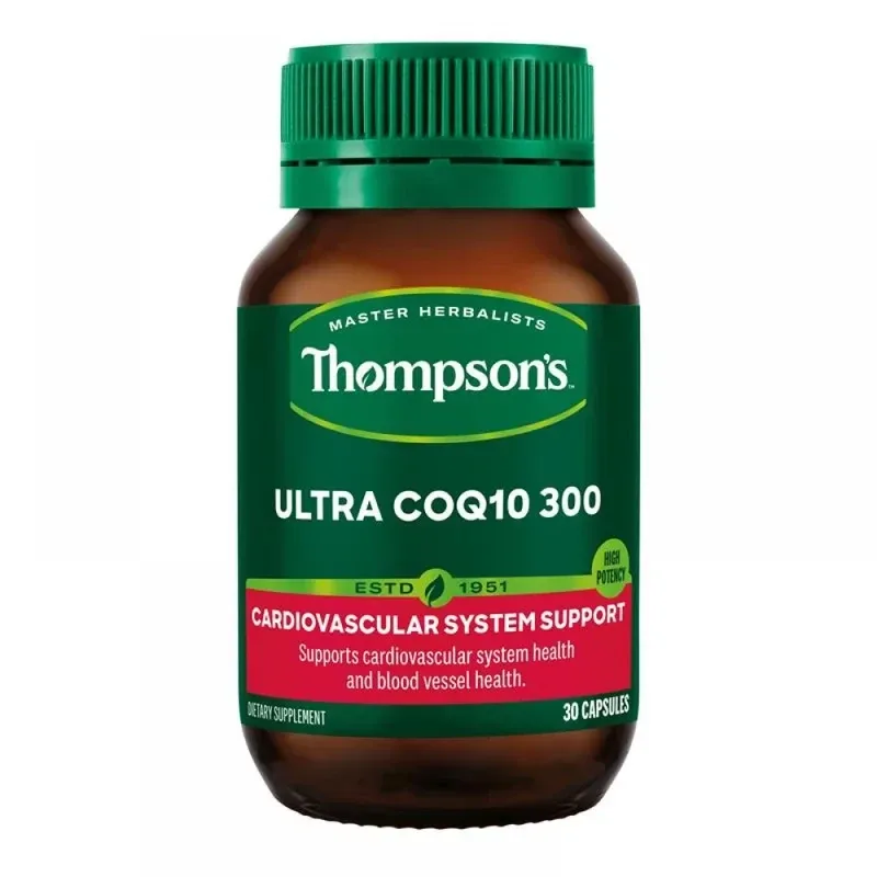 【双11-限时9折】Thompson's 汤普森 Ultra CoQ10 300 辅酶Q10胶囊 300mg 30粒【保质期2027.07】