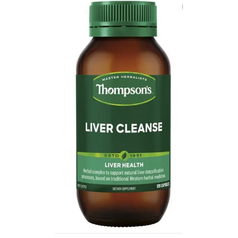 【双11-限时9折】Thompson's 汤普森 Liver Cleanse 草本清肝护肝片 120片【保质期2027.09】