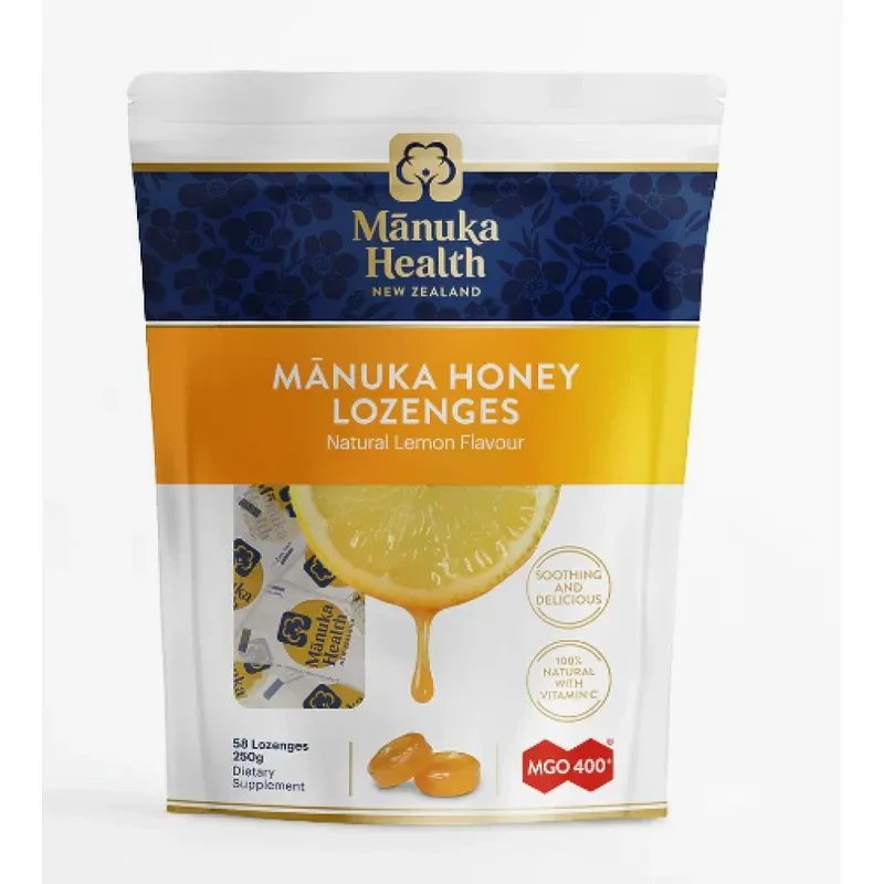 Manuka Health 蜜纽康 柠檬蜂蜜糖250g【保质期2029.07】