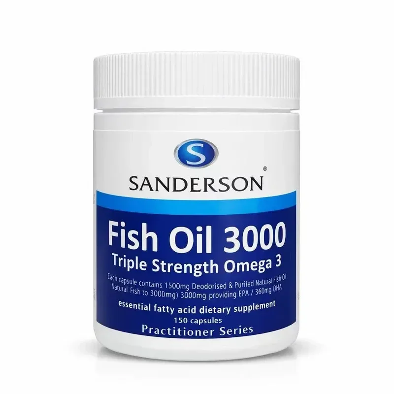 Sanderson 善德森 深海鱼油3000mg 150粒【保质期2029.12】