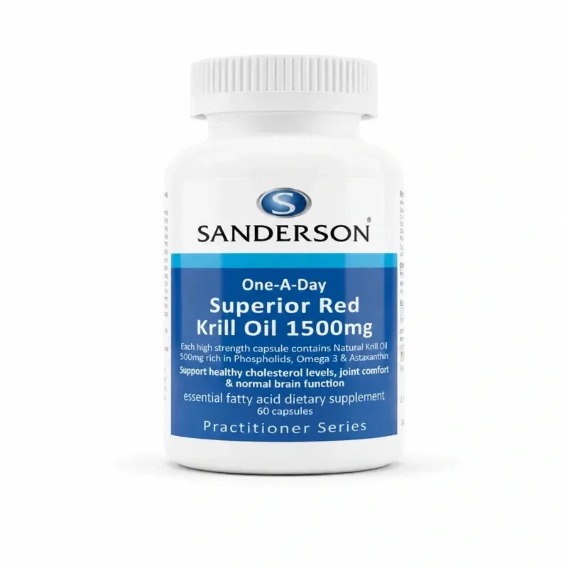 Sanderson 善德森 南极深海 磷虾油1500mg 虾青素 60粒